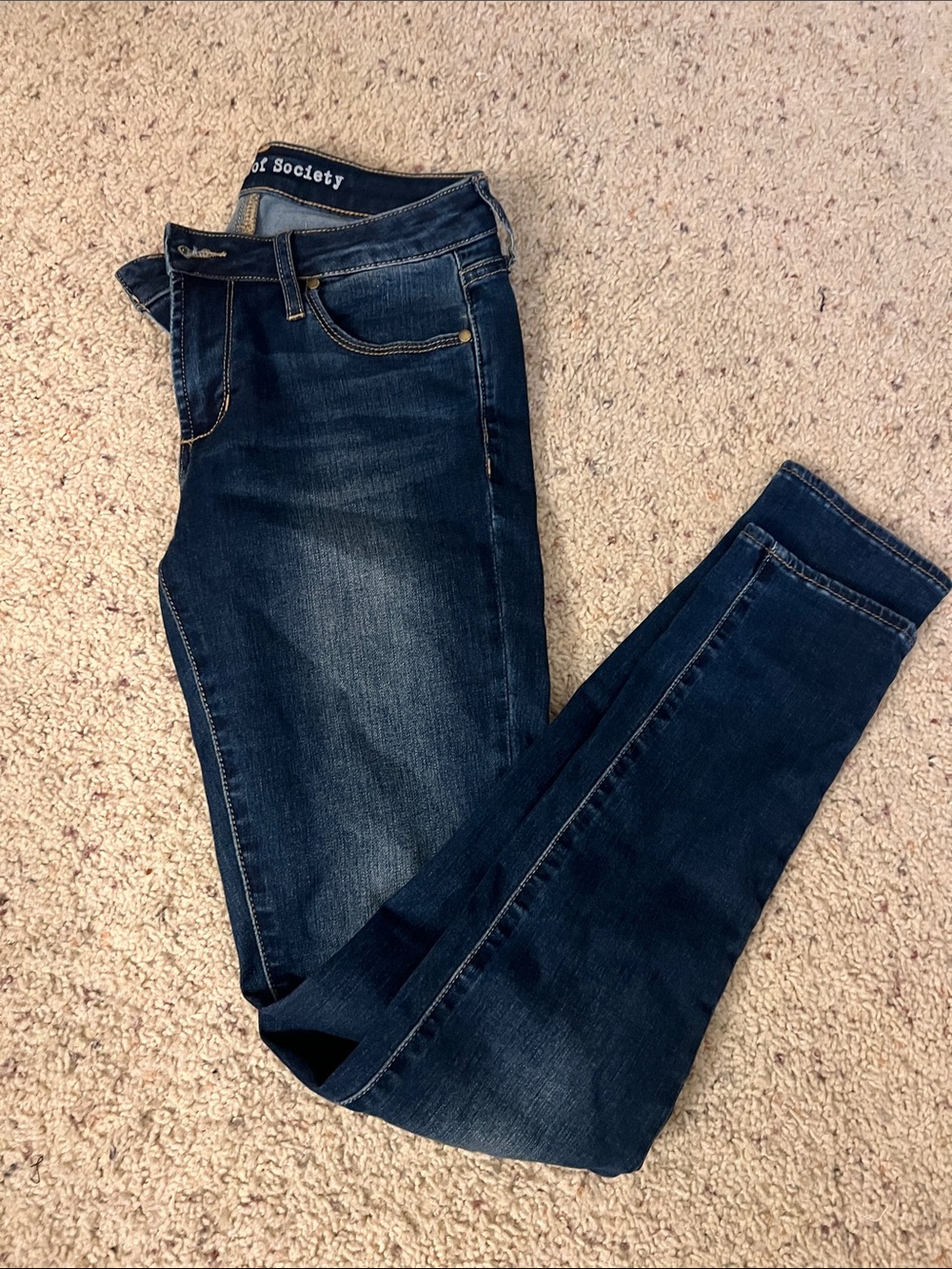 Articles Of Society Dark Indigo Skinny Jeans